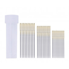 Набір голок 30 штук 3 розміри тонкі з тупим кінцем