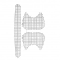 Канва для виготовлення сумки пластикова підкова основа для сумки клатча