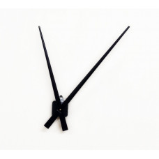 Настінний годинниковий механізм стрільця 53 см хвилинний колір чорний (з тримачем або без тримача)
