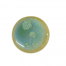 Мозаїка кераміка №5 форми коло Блакитна з малюнком вага 9г діаметр 3см 1 шт