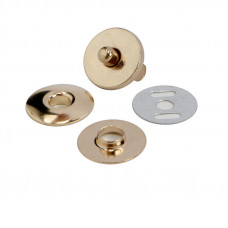 Магнітна кнопка 17 мм для сумки одягу блокнот магнітний замок для сумки цвет золото