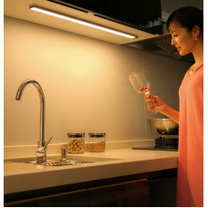 LED підсвічування світильник для стільниці, Шафи, комори з сенсором руху 2шт по 50см теплий білий 220v LED підсвічування світильник для стільниці, Шафи, комори з сенсором руху 2шт по 50см теплий білий 220v