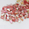 Набір шматочків мозаїки скло неправильної форми 250 г кольор Рожевий мікс  2776