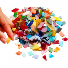 Набір шматочків мозаїки слюда неправильної форми колір мікс Різнокольоровий