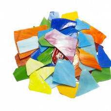 Набір шматочків мозаїки слюда неправильної форми колір мікс Різнокольоровий