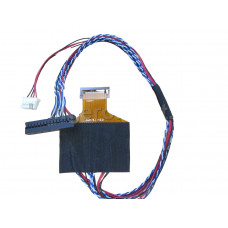 Кабель шлейф LVDS LED 30P крок 0.4мм I-PEX-20472-20474 1ch 6bit 30Pin