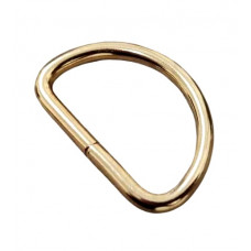 Напівкільце для сумки 20*13.5*2 мм колір золото