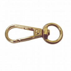 Карабін для сумки золото внутрішній діаметр 0.85 мм довжина 3.8 см