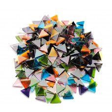 Набір шматочків мозаїки слюда форма ТРИКУТНИК 200 грам 240 шт колір Ретро Мікс  3453