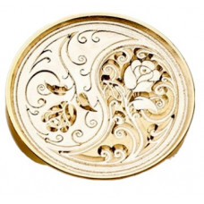 Штамп для сургуча. Сургічна печатка 2 рози діаметр 25 мм