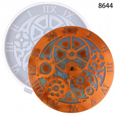 Форма молд для створення годинника з епоксидної смоли шестерні 205 мм