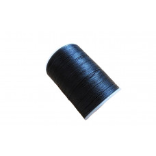 Нитка вощена для шиття по шкірі 0,55 мм S999 113 м чорний колір Galaces кругла нитка