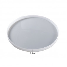 Форма молд для створення столу стільниця кругла з епоксидної смоли 600 мм