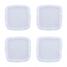 Форма молд для створення підставок для гарячого комплекту 4 шт #1