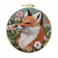 Набір для вишивання гладдю з пяльцями 15 см.