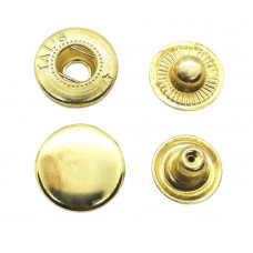 Кнопка 15 мм 831 Альфа колір золото10 шт.
