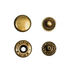 Кнопка 15 мм 831 Альфа колір бронза 10 шт.