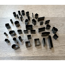 Набір пробійників для чохлів набір 52 штук різної форми