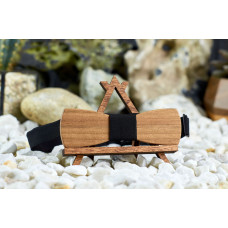 Краватка метелик Класик слім з горіха на шию під сорочки чоловічі