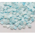 Набір шматочків мозаїки слюда форма квадрат 200 грам 1*1 см 280 штук колір Світло-блакитний