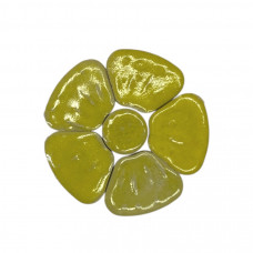 Мозаїка кераміка квіти середні Жовті 5,5 см 30 г