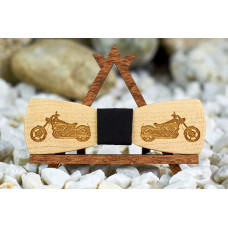 Краватка метелик гравірування Мотоцикл на шию під сорочки чоловічі