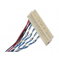Кабель шлейф LVDS FIX-20P-D8 Single 8