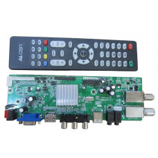 Універсальний контролер скалер монітора GSD63SIT0-V1.1 Спутниковый тюнер DVB-T2 DVB-S2