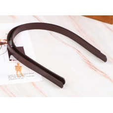 Ручки для сумки з пробитими 19 дирочками світло-коричневі 60см*1,8см*3,5см