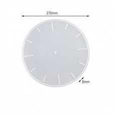 Форма молд для створення годинника з епоксидної смоли Дерево з пташками 26 см