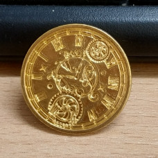 Штамп для сургуча. Сургучна печатка Годинник римський №1 діаметр 25 мм