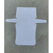 Канва для сумки пластикова круглими вушками розмір сумки 28*15см для створення сумок основа