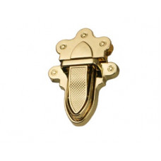 Замок для сумки клямка 57*33 мм колір золото