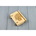 Блокнот деревяний з дерева формат А7 на кільцях Дерево Подарунок