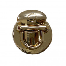 Замок для сумки клямка 22 мм колір золото
