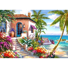 Кружка-склянка з кришкою скляний зы вставкою зі шкірозамінника і скляною трубочкою 400мл сірий