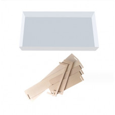 Форма молд для створення столу стільниця кругла з епоксидної смоли 410*61 мм