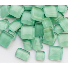 Набір шматочків мозаїки форма Камені світло-зеленого коліру 200 гр 150-180 шт товщина 4 мм
