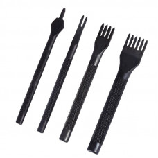 Набір пробійників крокових ромб 3 мм 1+2+4+6 зубів маленькі пробійники для шкіри