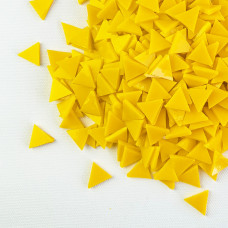 Набір шматочків мозаїки слюда форма ТРИКУТНИК 200 грам 240 шт колір Помаранчевий