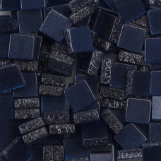 Шматочки мозаїки 0,5*0,5 см Колір Сіні темний (200 штук 12 грам) з акрилової смоли. Форма квадрат.