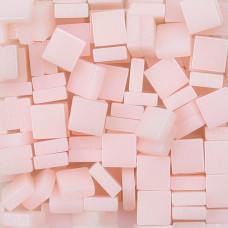 Шматочки мозаїки 0,5*0,5 см Колір Рожевий світлий (200 штук 12 грам) з акрилової смоли. Форма квадрат.