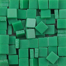 Шматочки мозаїки 0,5*0,5 см Колір Зелений (200 штук 12 грам) з акрилової смоли. Форма квадрат.