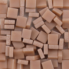 Шматочки мозаїки 0,5*0,5 см Колір Коричневий світлий (200 штук 12 грам) з акрилової смоли. Форма квадрат.