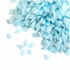 Набір шматочків мозаїки слюда форма РОМБ 200 грам 340 шт колір блакитний
