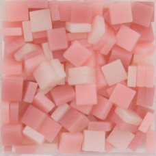 Шматочки мозаїки 0,5*0,5 см Колір Рожевий мікс (200 штук 12 грам) з акрилової смоли. Форма квадрат.