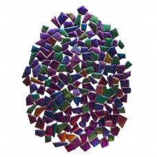 Мозаїка кераміка неправильної форми Різнобарвна перламутр 1,3-3см 80шт 250г