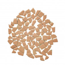Мозаїка кераміка неправильної форми Бежева М-03 250 г 82 шт.
