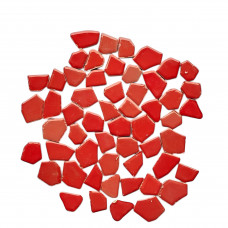 Мозаїка кераміка неправильної форми Чорна М-01 250г 42 шт