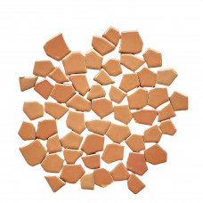 Мозаїка кераміка неправильної форми Коричнева М-07 250г 42 шт
